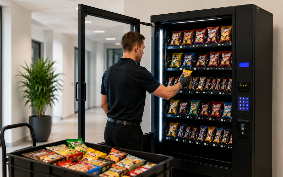 Hogyan történik egy snack automata feltöltése?