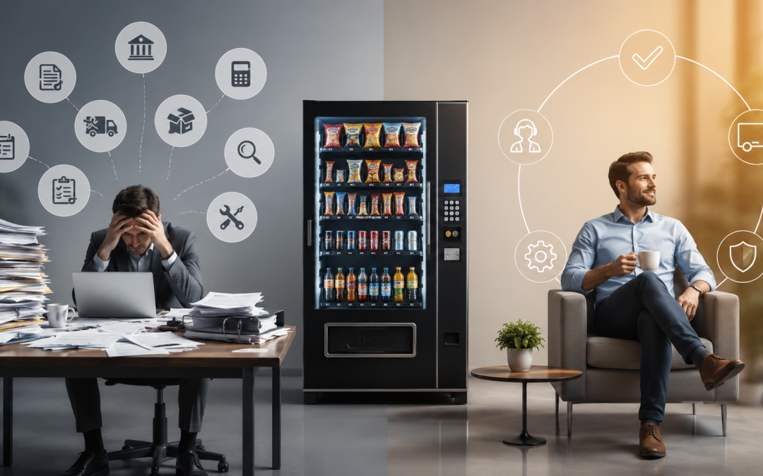 Snack automata üzemeltetés: sajtát kezelés, bérlés, vagy külső szolgáltató a jobb választás?